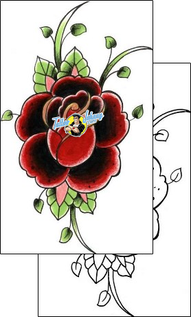 Flower Tattoo plant-life-flowers-tattoos-rene-chavira-rvf-00147