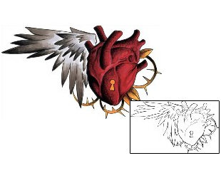Heart Tattoo For Women tattoo | RVF-00154