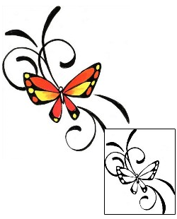 Butterfly Tattoo For Women tattoo | RVF-00170
