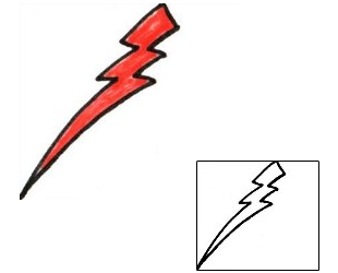 Lightning Tattoo Red Lightning Tattoo