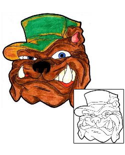 Marines Tattoo Dozer Bulldog Tattoo