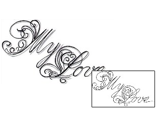 Lettering Tattoo RWF-00052