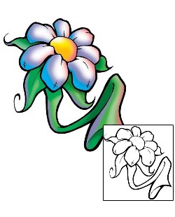 Daisy Tattoo Plant Life tattoo | RYF-00006