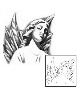 Angel Tattoo Religious & Spiritual tattoo | RYF-00070