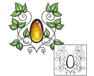 Vine Tattoo Plant Life tattoo | S1F-00008