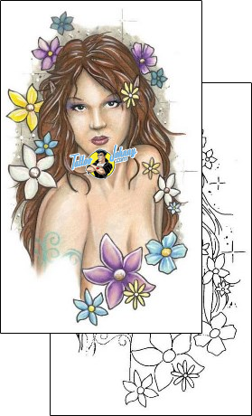 Woman Tattoo fantasy-tattoos-shane-hart-s1f-00013