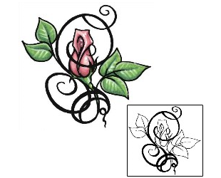 Rose Tattoo Plant Life tattoo | S1F-00024