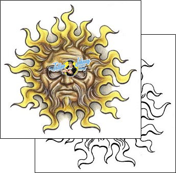 Sun Tattoo astronomy-sun-tattoos-shane-hart-s1f-00043