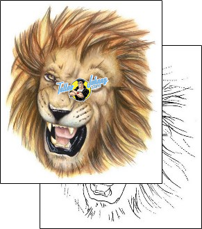 Lion Tattoo animal-lion-tattoos-shane-hart-s1f-00054