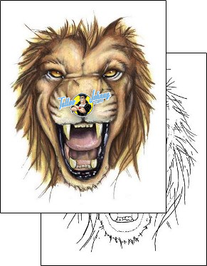Lion Tattoo animal-lion-tattoos-shane-hart-s1f-00055