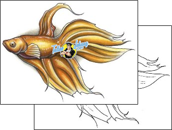 Fish Tattoo marine-life-fish-tattoos-shane-hart-s1f-00075