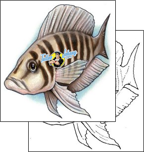 Fish Tattoo marine-life-fish-tattoos-shane-hart-s1f-00080