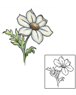 Daisy Tattoo Plant Life tattoo | S1F-00082
