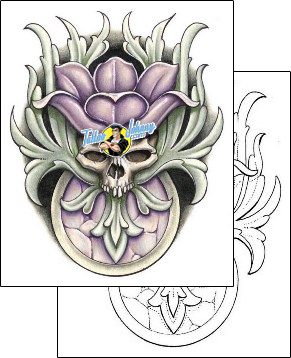Skull Tattoo fantasy-tattoos-shane-hart-s1f-00092