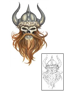 Viking Tattoo Horror tattoo | S1F-00111