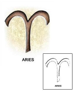 Aries Tattoo Miscellaneous tattoo | S1F-00114