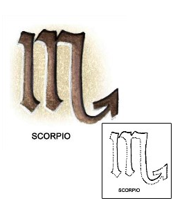 Scorpio Tattoo Miscellaneous tattoo | S1F-00122