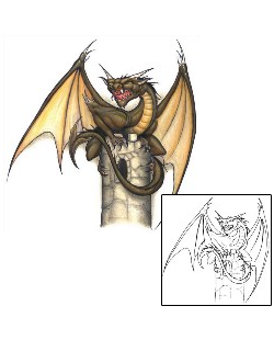 Dragon Tattoo Mythology tattoo | S1F-00136