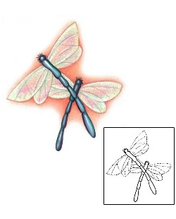 Dragonfly Tattoo Insects tattoo | S1F-00138