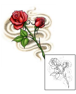Rose Tattoo Plant Life tattoo | S1F-00151