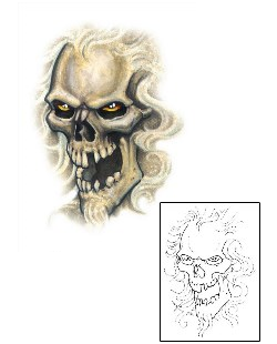 Devil - Demon Tattoo Horror tattoo | S1F-00158