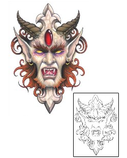 Mask Tattoo Miscellaneous tattoo | S1F-00165