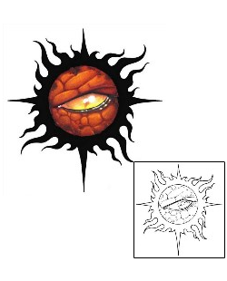 Sun Tattoo Miscellaneous tattoo | S1F-00166