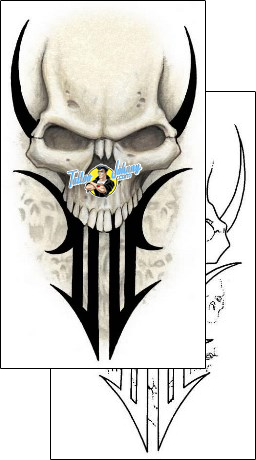Skull Tattoo horror-skull-tattoos-shane-hart-s1f-00194
