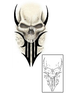 Skull Tattoo Tattoo Styles tattoo | S1F-00194