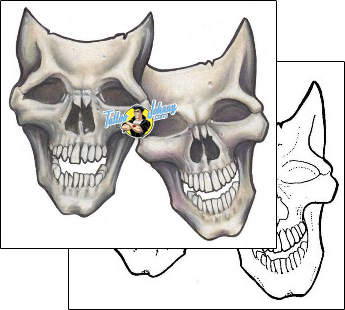 Skull Tattoo horror-skull-tattoos-shane-hart-s1f-00197