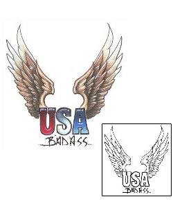 USA Tattoo Patronage tattoo | S1F-00206