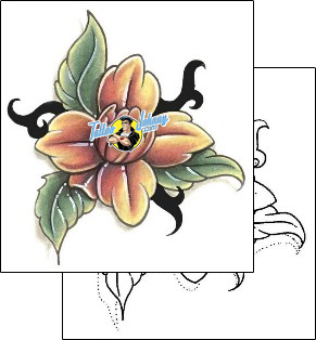Flower Tattoo s1f-00208