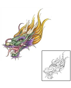 Dragon Tattoo Mythology tattoo | S1F-00210