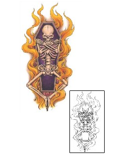 Coffin Tattoo Miscellaneous tattoo | S1F-00225