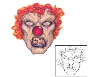 Clown Tattoo Mythology tattoo | S1F-00240