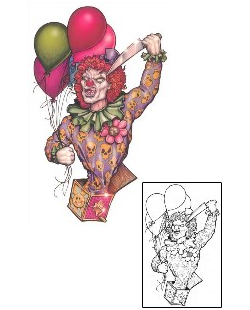 Clown Tattoo Mythology tattoo | S1F-00244
