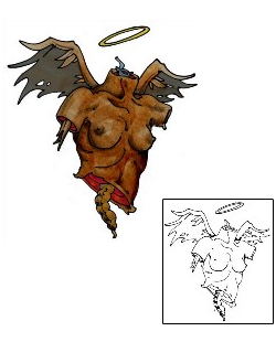 Breast Tattoo Mythology tattoo | S3F-00011