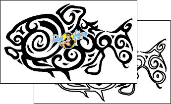 Fish Tattoo tattoo-styles-tribal-tattoos-sean-simmans-s3f-00024