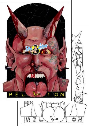 Horror Tattoo horror-tattoos-sean-simmans-s3f-00076