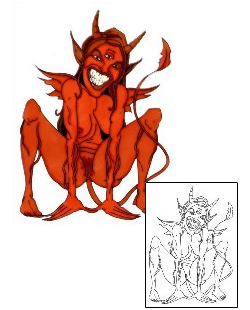 Devil - Demon Tattoo Mythology tattoo | S3F-00079