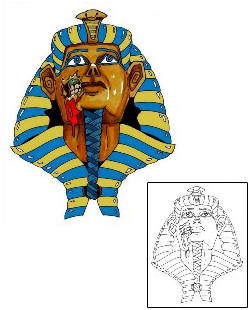 King Tut Tattoo Ethnic tattoo | S3F-00112