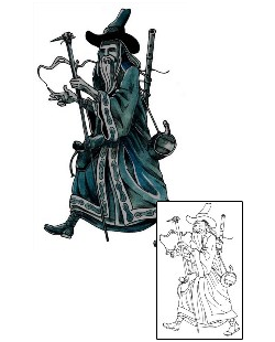 Wizard Tattoo Mythology tattoo | S3F-00117