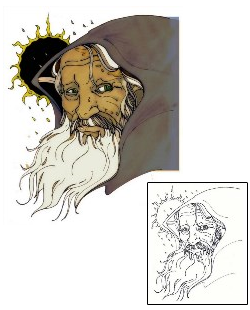 Wizard Tattoo Mythology tattoo | S3F-00118