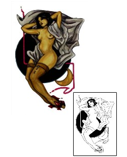 Breast Tattoo Mythology tattoo | S3F-00145