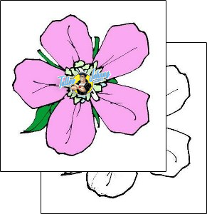 Flower Tattoo plant-life-flowers-tattoos-sean-simmans-s3f-00170