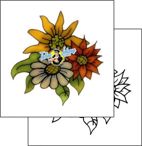 Flower Tattoo plant-life-flowers-tattoos-sean-simmans-s3f-00181