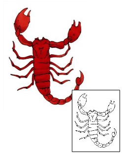 Scorpio Tattoo Zodiac tattoo | S3F-00209