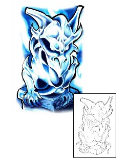 Gargoyle Tattoo Mythology tattoo | S4F-00027