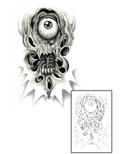 Alien Tattoo Horror tattoo | S4F-00039