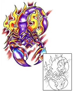 Scorpio Tattoo Miscellaneous tattoo | S4F-00077